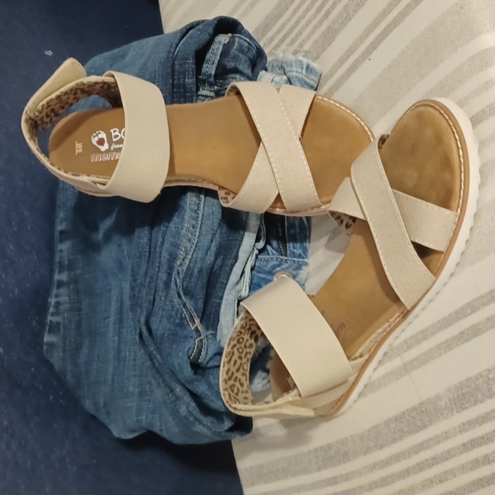 Bobs memory foam sandals